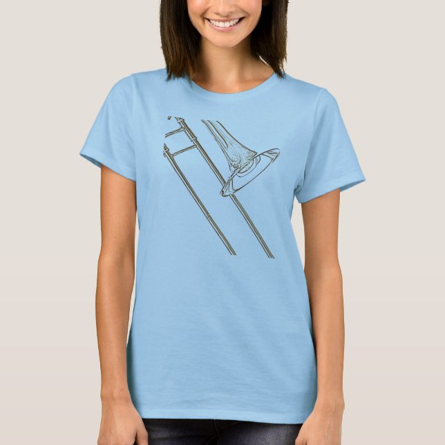 Trombone Drawing Shirt (Front)