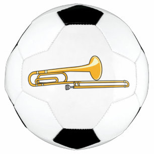 Trombone Drawing Soccer Ball