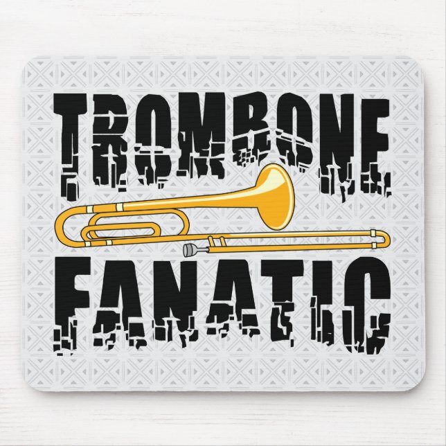 Trombone Fanatic Mouse Pad (Front)