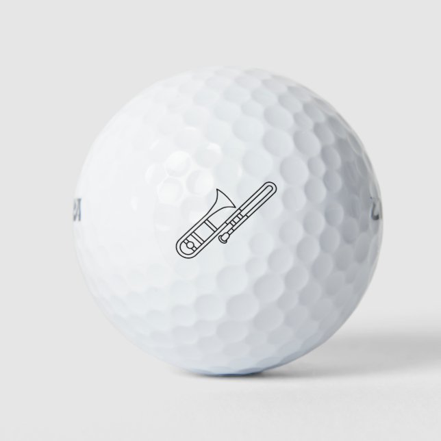 Trombone Golf Balls (Front)