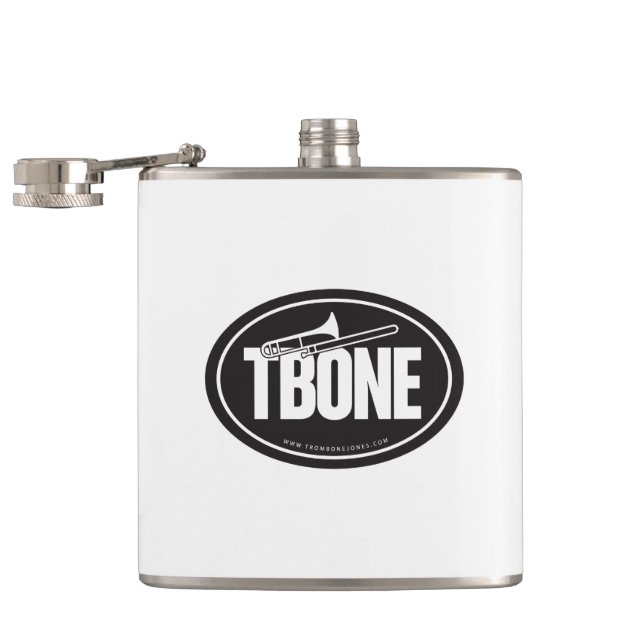 Trombone Hip Flask (Opened)