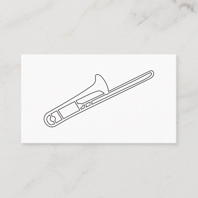 Trombone Logo - Business Card (Front)