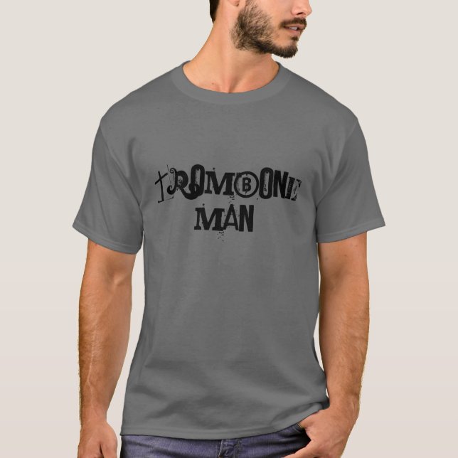 Trombone Man - Customized T-Shirt (Front)