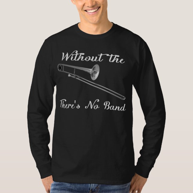 Trombone Mens Champion ¾ Sleeve Raglan Dark Tee (Front)