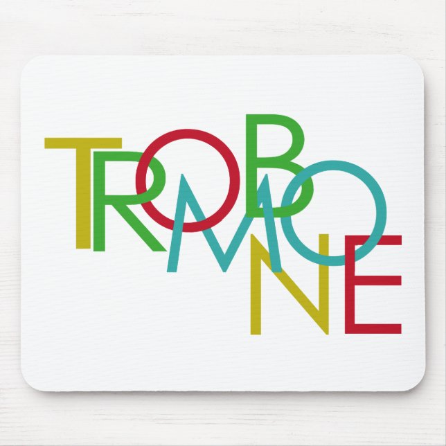 Trombone Mouse Pad (Front)