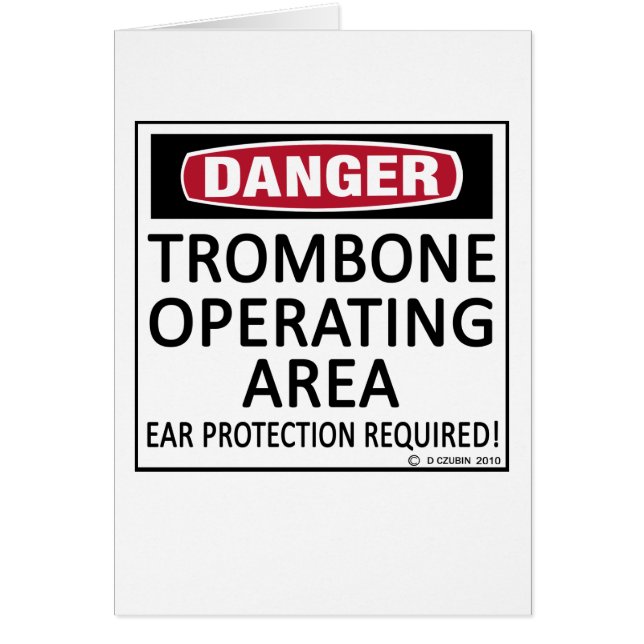 Trombone Operating Area (Front)