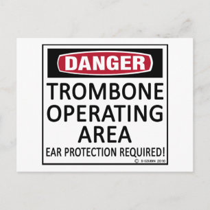 Trombone Operating Area Postcard