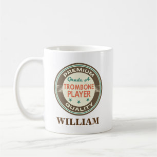 Trombone Player Personalized Office Mug Gift