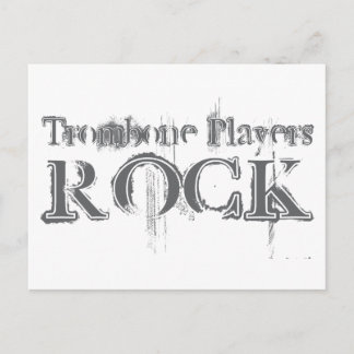 Trombone Players Rock Postcard