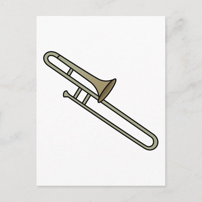 Trombone Postcard (Front)