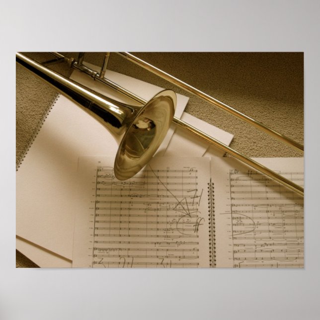 Trombone poster print (Front)