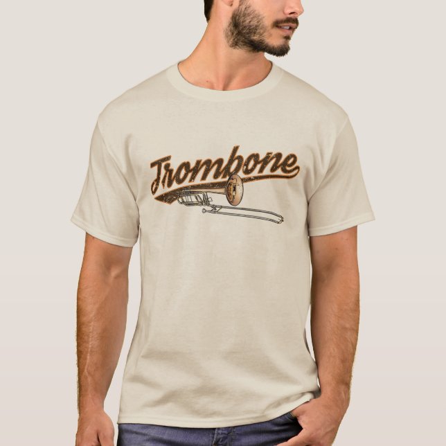 Trombone Retro T-Shirt (Front)