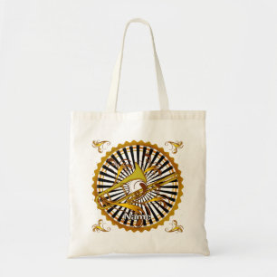 Trombone Swirls tote bag