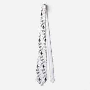 Trombone Tie With Musical Notes