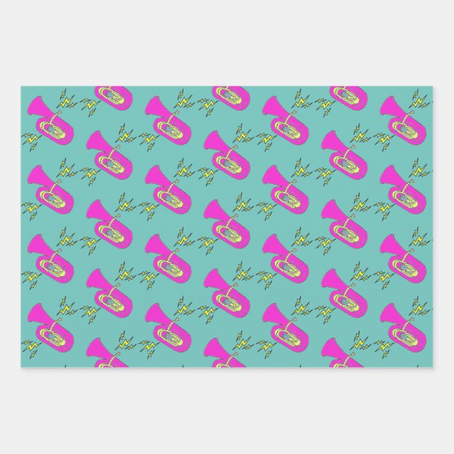 Trombone Wrapping Paper Sheet (Front)