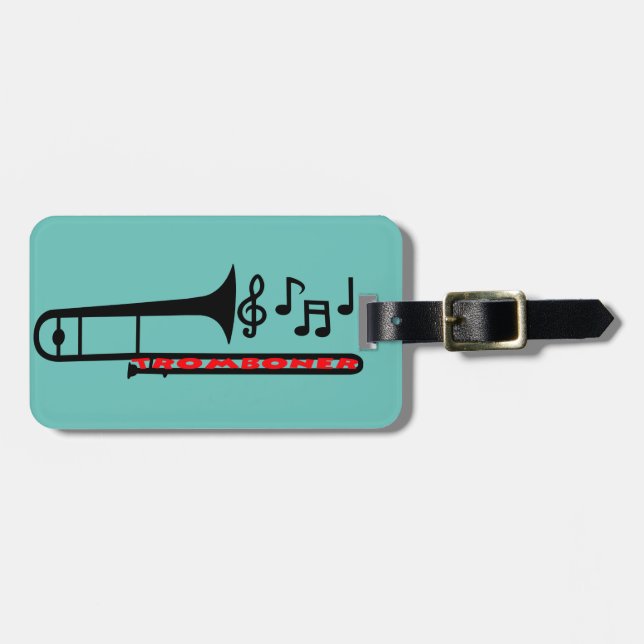 Tromboner Luggage Tag (Front Horizontal)