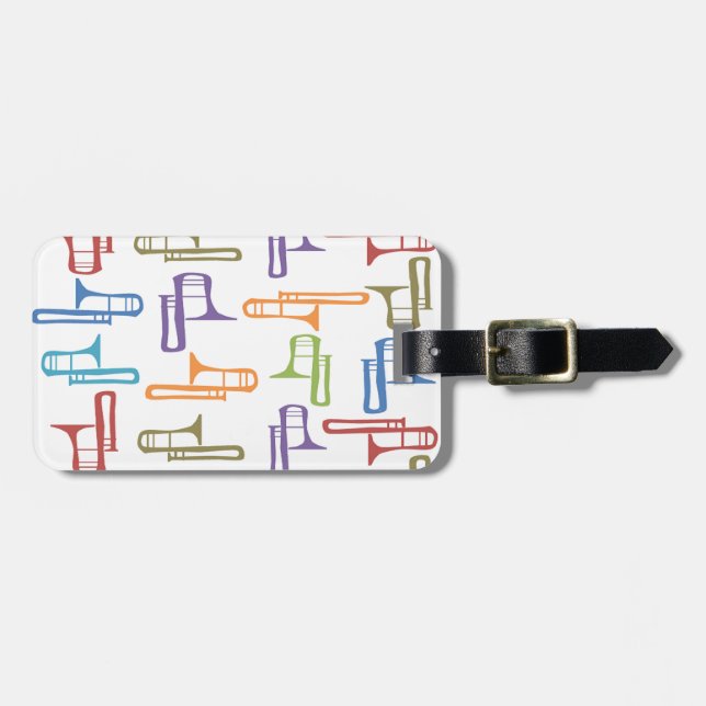 Trombones Luggage Tag (Front Horizontal)