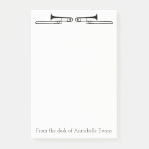 Trombones Personalize Post-it Notes