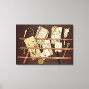 Trompe L'Oeil Composition Canvas Print