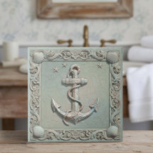 Trompe L'oeil Marine Life Anchor ID1190c