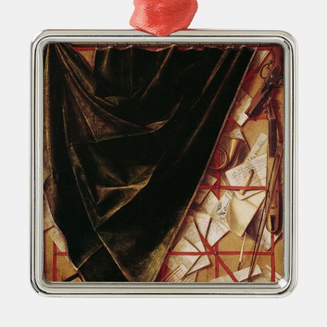 Trompe l'Oeil Metal Ornament (Front)