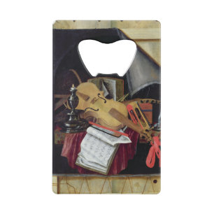 Trompe l'Oeil Still Life, 1665 Credit Card Bottle Opener