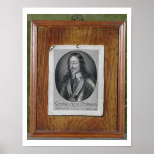 Trompe L'Oeil Still Life of a Print of Charles I (