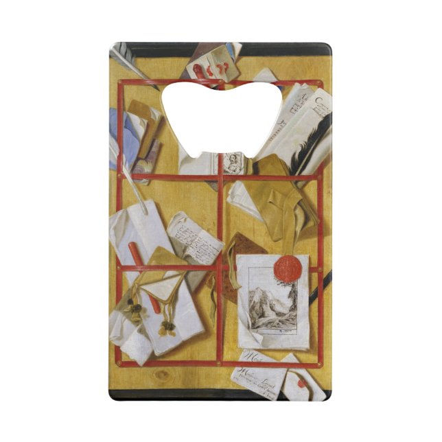 Trompe l'Oeil Wallet Bottle Opener (Front)