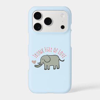 Trompe Pleine d'Amour Éléphant Mignon Gribouillage