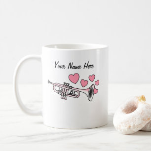 Trompette Mariage Personnalisé Mug Brass Musicien