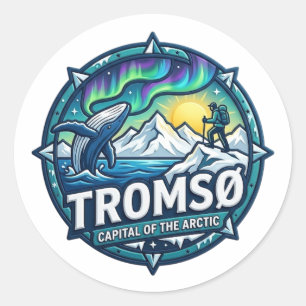 TROMSO CLASSIC ROUND STICKER