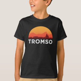 Tromso Norway City Skyline Cityscape Funny Gift T-Shirt