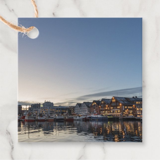 Tromso Norway Favour Tags (Front)