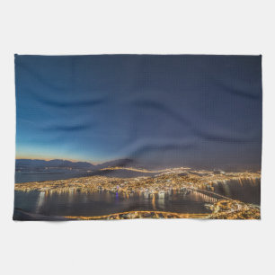 Tromso Norway Kitchen Towel