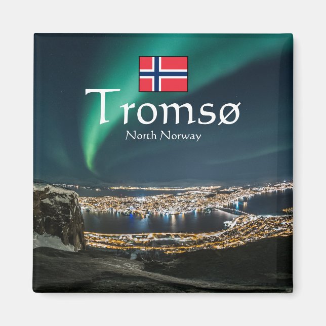 Tromso Norway Souvenir Magnet (Front)
