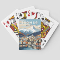 Tromso Norway Travel Art Vintage