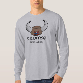 Tromso Norway Viking Hat T-Shirt