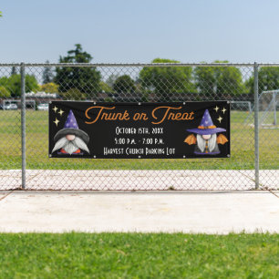 Tronc Gnomes mignons ou bannière de traitement