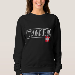 Trondheim Norway Country Family Trip Travel Kids M Sweatshirt