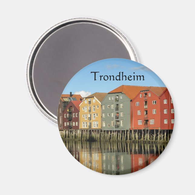 Trondheim Norway Souvenir  Magnet (Front/Back)