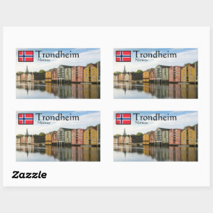 Trondheim Norway Souvenir Sticker