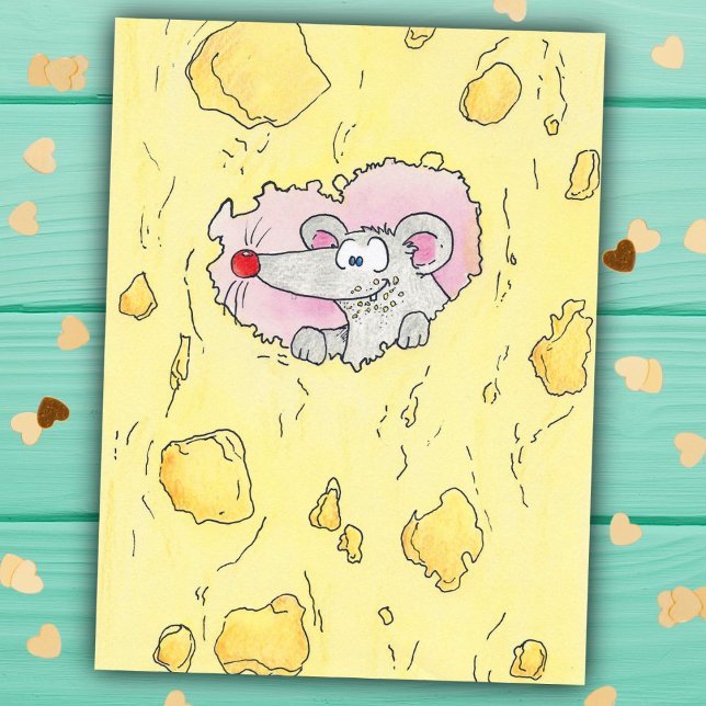 TROO CHEESY ? carte postale de Nicole Janes (Créateur téléchargé)