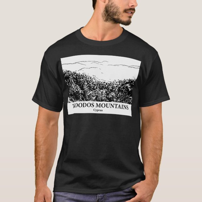 Troodos Mountains - Cyprus Active T-Shirt (Front)