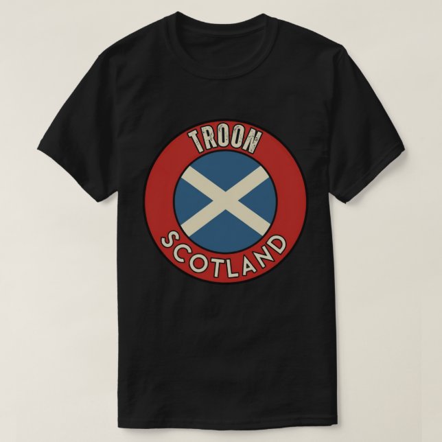Troon, Scotland T-Shirt (Design Front)