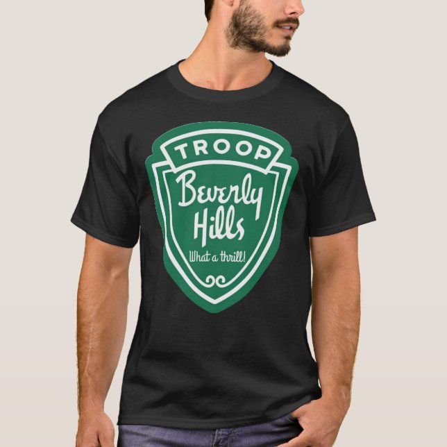 Troop Beverly Hills Logo Merchandise Essential Cop T-Shirt (Front)