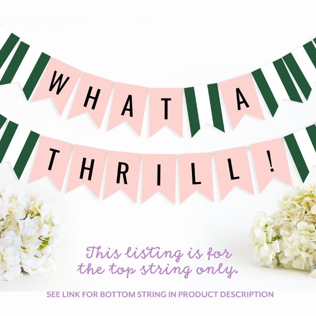 Troop Beverly Hills "What a Thrill" String 1 Bunting Flags (Creator Uploaded)