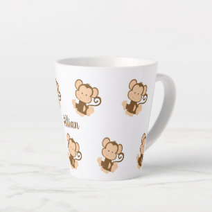 Troop of Monkeys Personalized Latte Mug