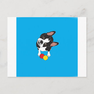 Trooper the Boston Terrier Postcard