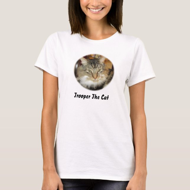 "Trooper The Cat" T-Shirt (Front)