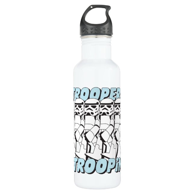 Troopers Troopin Cartoon Graphic 710 Ml Water Bottle (Front)